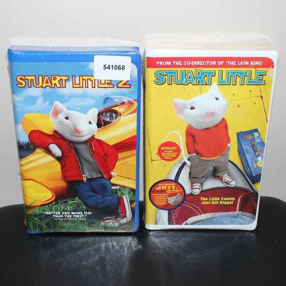 3/$77❤️sealed vintage STUART LITTLE +STUART LITTLE 2 set clamshell VHS 2000 2002 - Picture 2 of 13